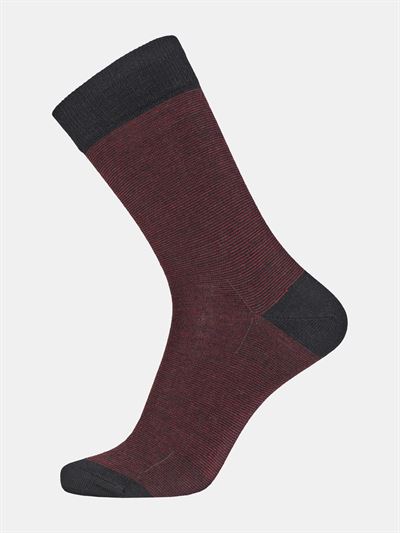 Egtved Twin sock uld/bomuld rød